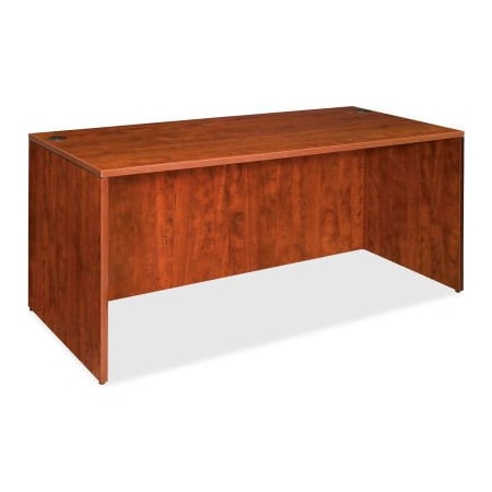 Sp Richards Lorell Rectangular Desk Shell - 72"W x 36"D x 29-1/2"H - Cherry - Essentials Series LLR69407